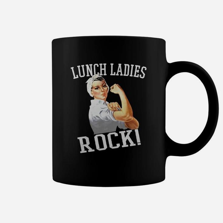 Lunch Ladies Rock Tshirt Funny Lunch Lady Shirts Coffee Mug