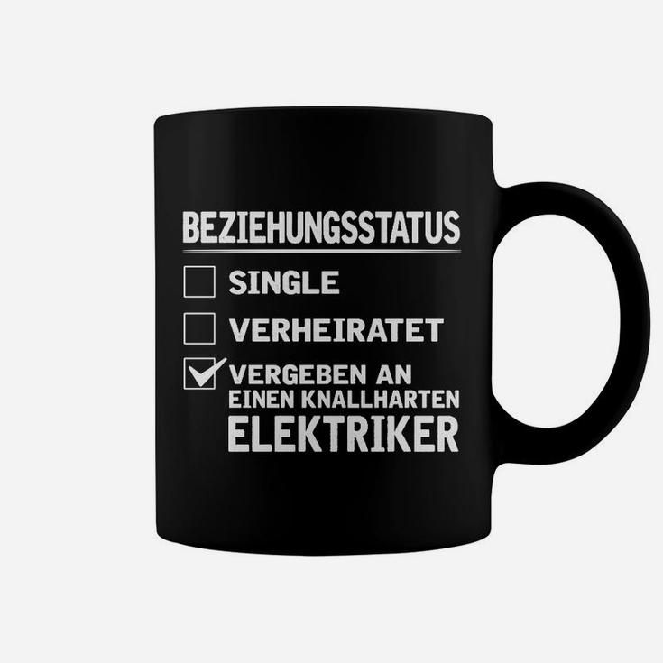 Lustiges Elektriker-Partner Tassen, Checkliste Beziehungsstatus