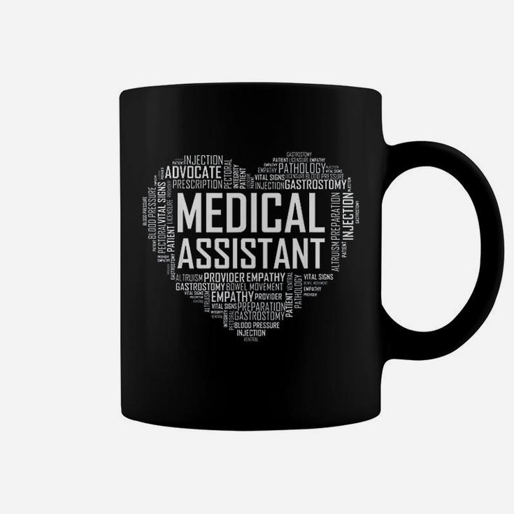 Ma Medical Assistant Heart Love Gift Clinical Nurse Coffee Mug