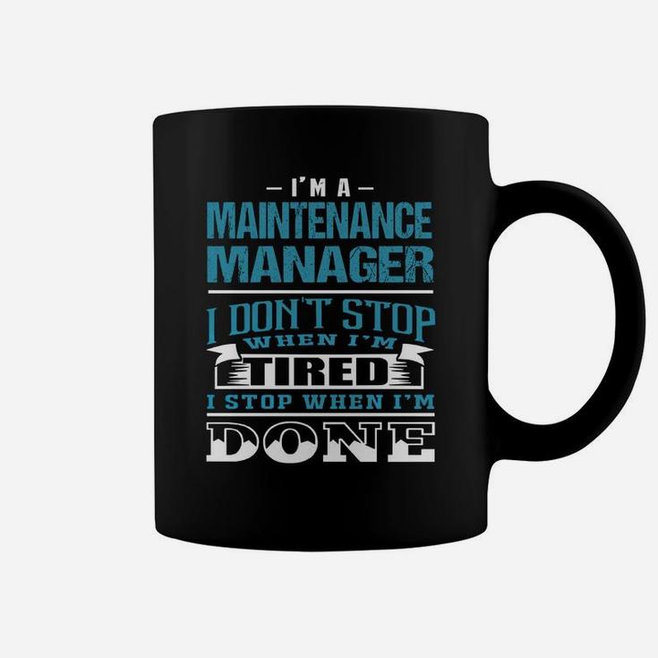 Maintenance Manager Coffee Mug