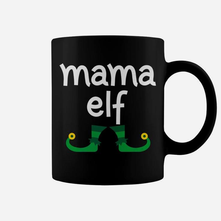 Mama Elf Funny Christmas Elf Costume Coffee Mug