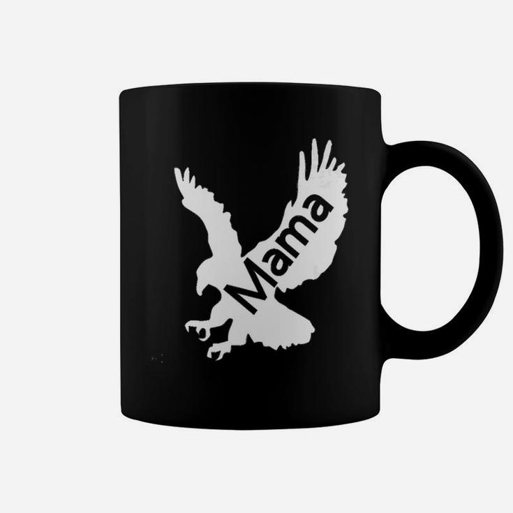 Mama Hawk Mom Eagle Protective Dark Coffee Mug