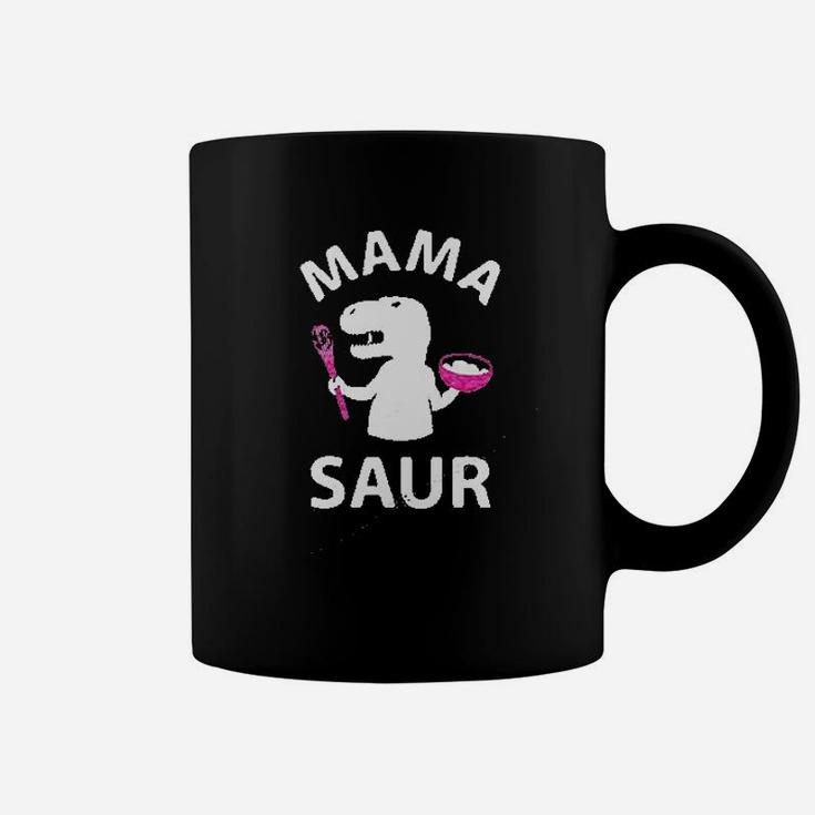 Mama Saur T-rex Mom And Baby Saur Matching Outfit Mommy And Me Matching Set Coffee Mug