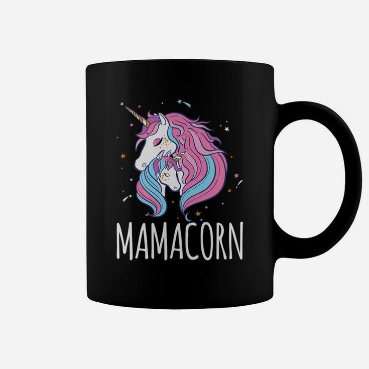 Mamacorn Mama Unicorn Mom And Baby Gift Coffee Mug