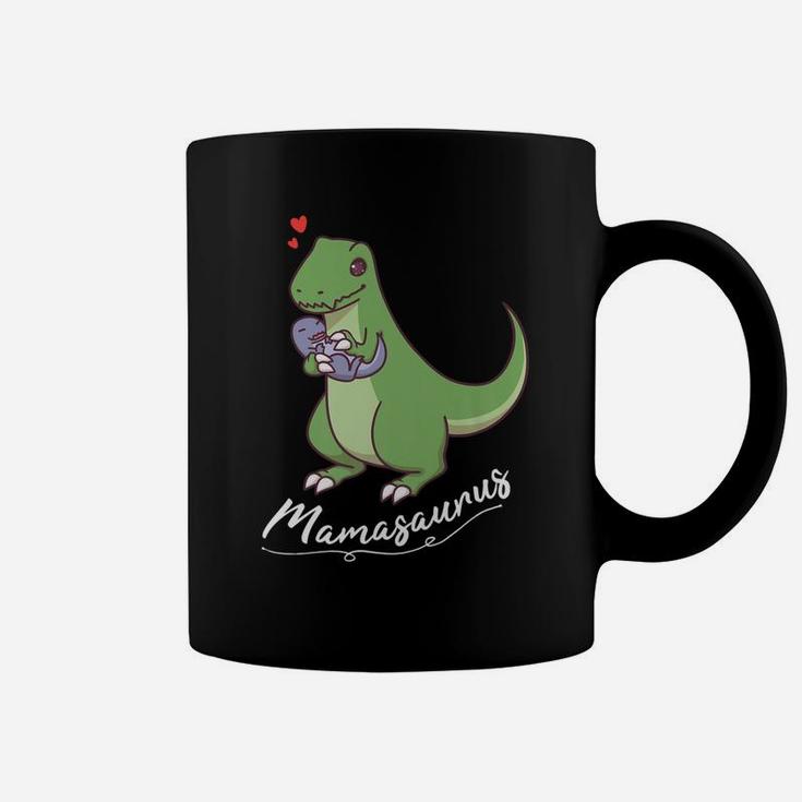 Mamasaurus Rex Mom Trex Mothers Day Dinosaur Pun Coffee Mug
