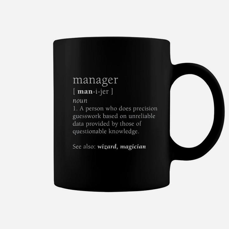Manager Definition Funny Cute Business Promotion Gift Coffee Mug