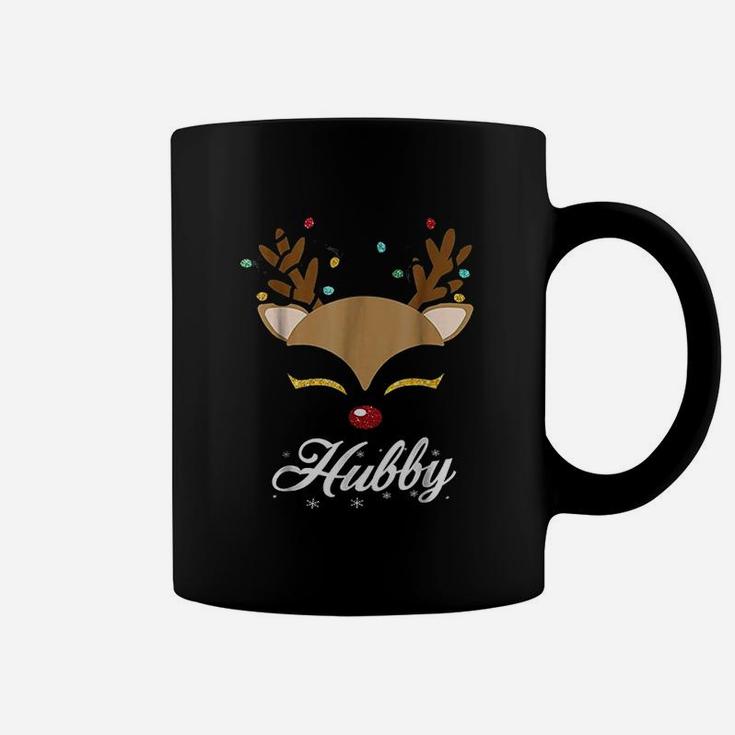 Matching Husband Wife Reindeer Christmas Pajamas Gift Coffee Mug