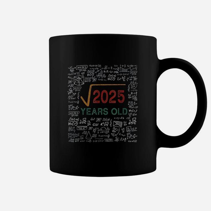 Math Square Root Of 2025 Vintage -3rd Birthday -3 Years Old  Coffee Mug