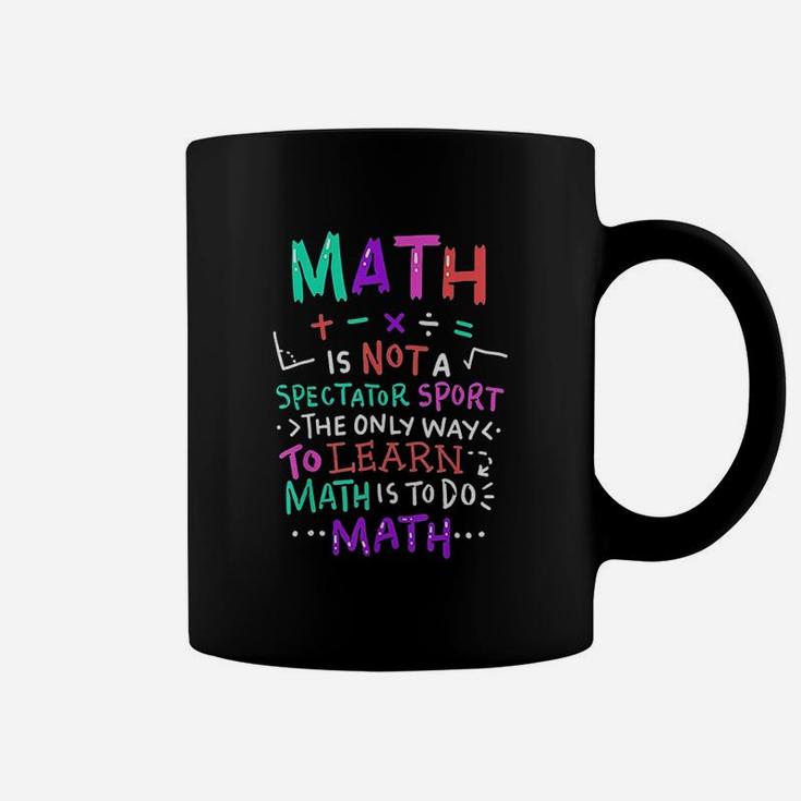 Math Teacher Mathematical Symbol Cute Gift Coffee Mug