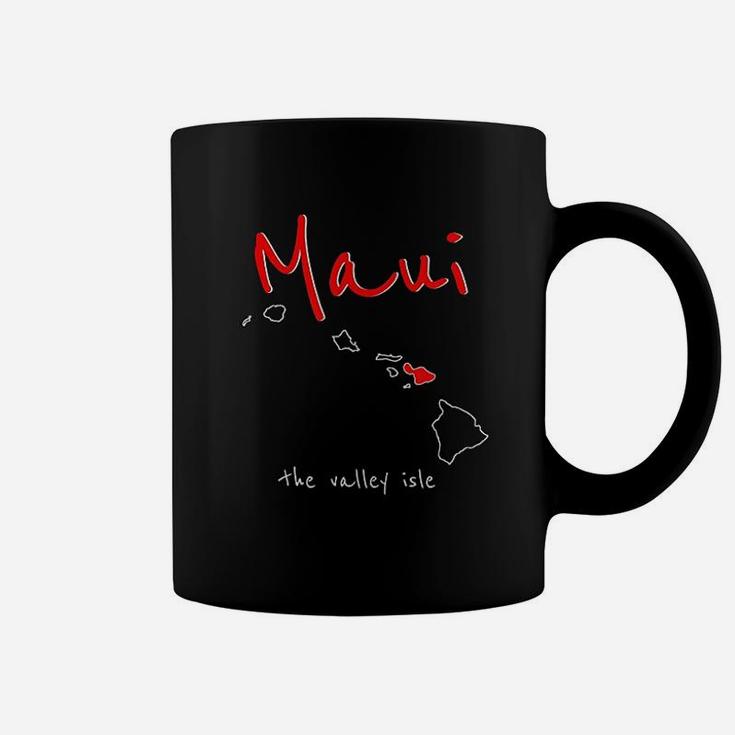 Maui The Valley Isle Vintage Maui Hawaii Vacation Coffee Mug