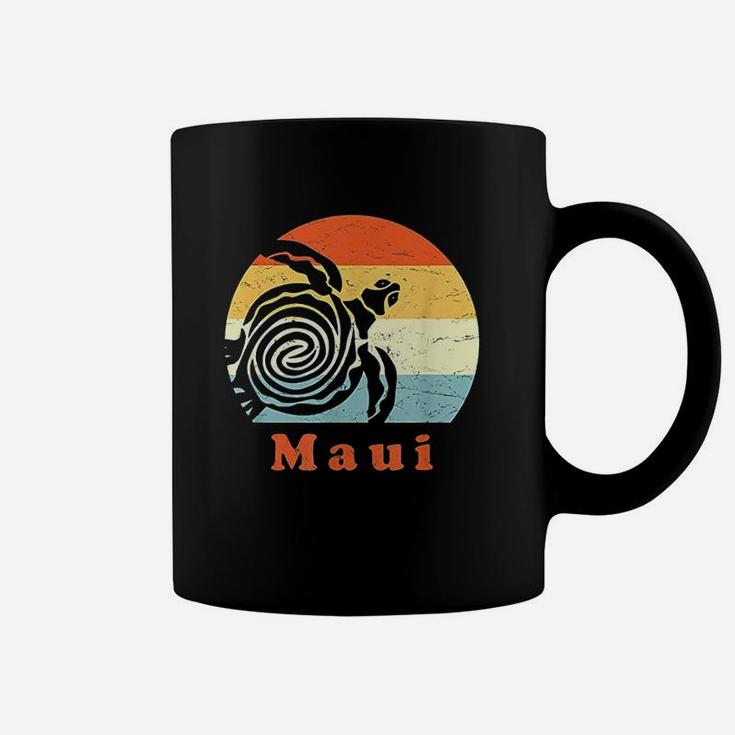 Maui Vintage Sea Turtle Retro Hawaii Vacation Coffee Mug