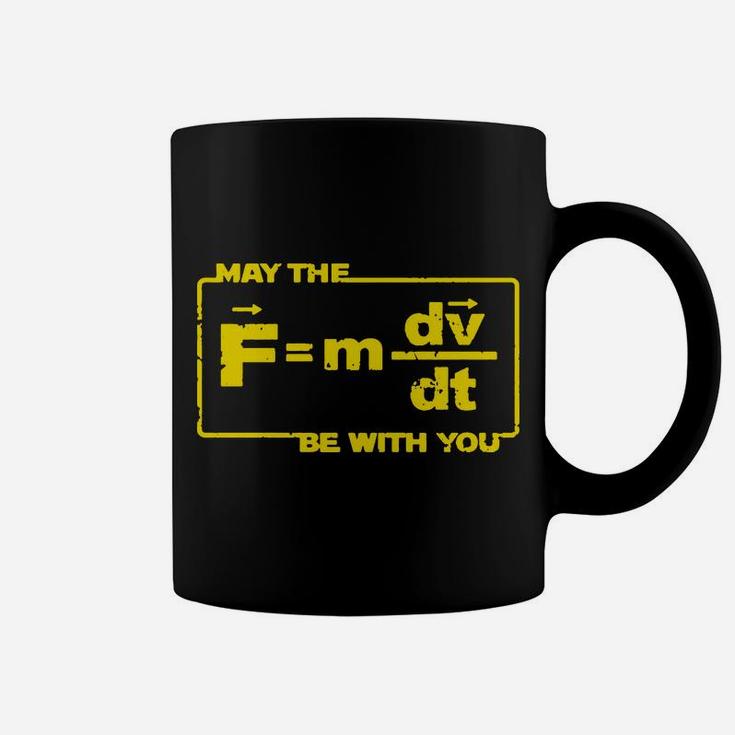 May The Force Star Equation Funny Space Physics Humor Coffee Mug