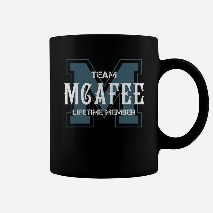Mcafee Shirts - Team Mcafee Lifetime Member Name Shirts Coffee Mug