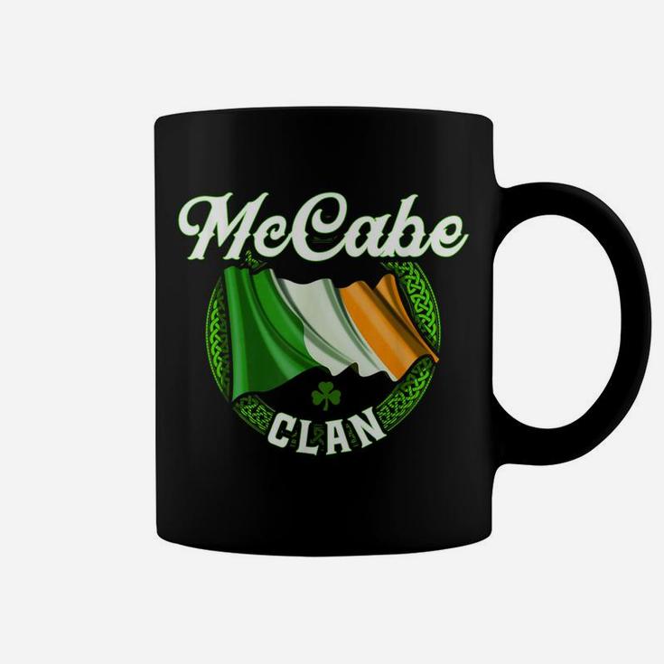 Mccabe Surname Irish Last Name Ireland Flag T-shirt Coffee Mug