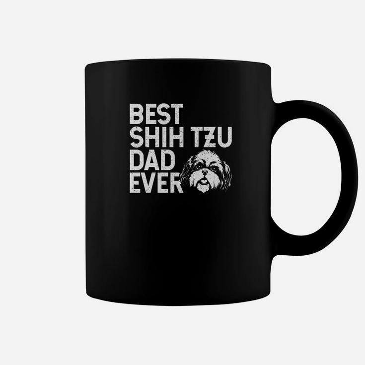 Mens Best Shih Tzu Dad Ever For Men Who Own Shih Tzu Dogs Premium Coffee Mug