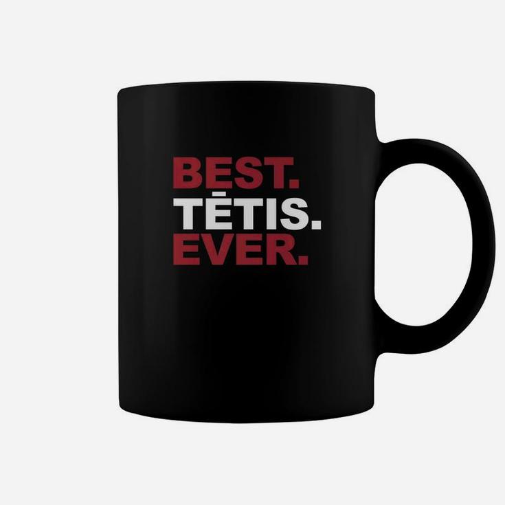 Mens Best Tetis Ever Shirt Proud Latvian Dad Fathers Day Gifts Premium Coffee Mug