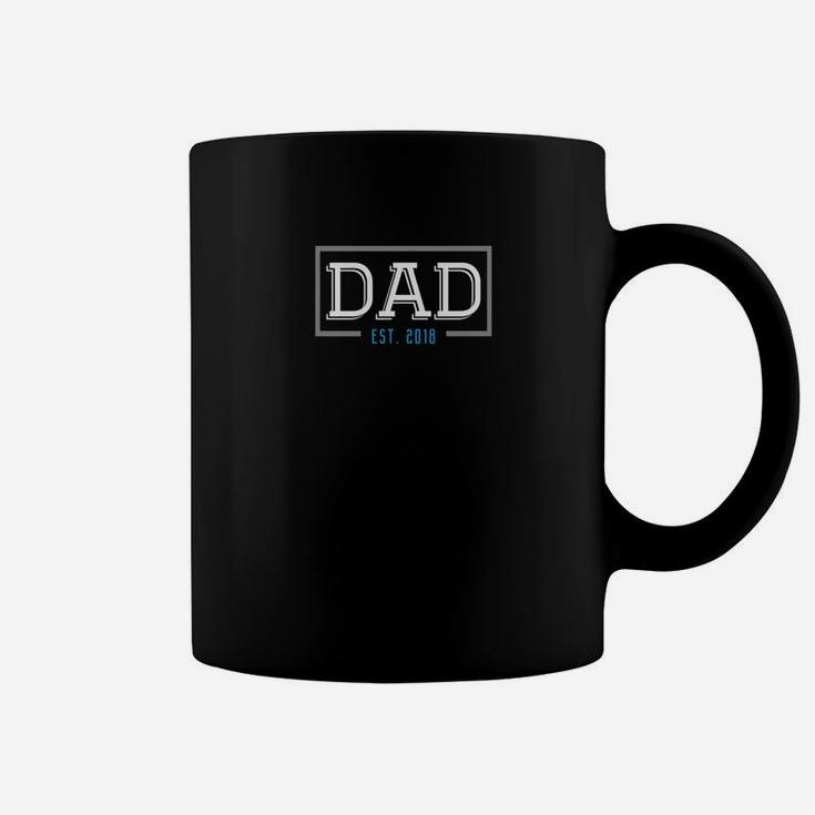 Mens Dad Est 2018 Dad Established 2018 Premium Coffee Mug