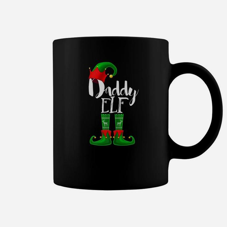 Mens Daddy Elf Matching Family Christmas Pajama Shirt Gift Men Coffee Mug