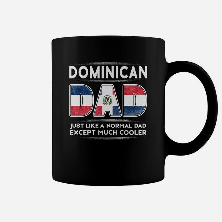 Mens Dominican Republic Dad Is Cooler Promoted To Daddy Coffee Mug