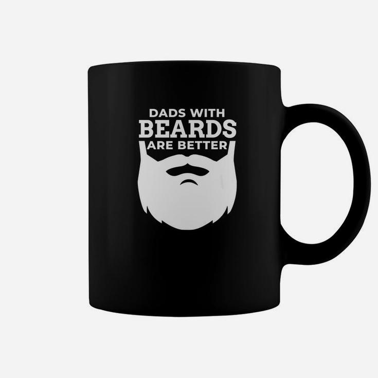 Mens Funny Beard Dad Gift For Bearded Dad Father Coffee Mug