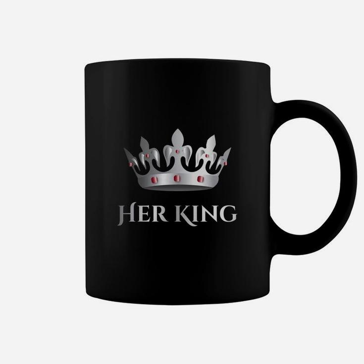 Mens Her King And His Queen Shirts Matching Couple Outfits Coffee Mug