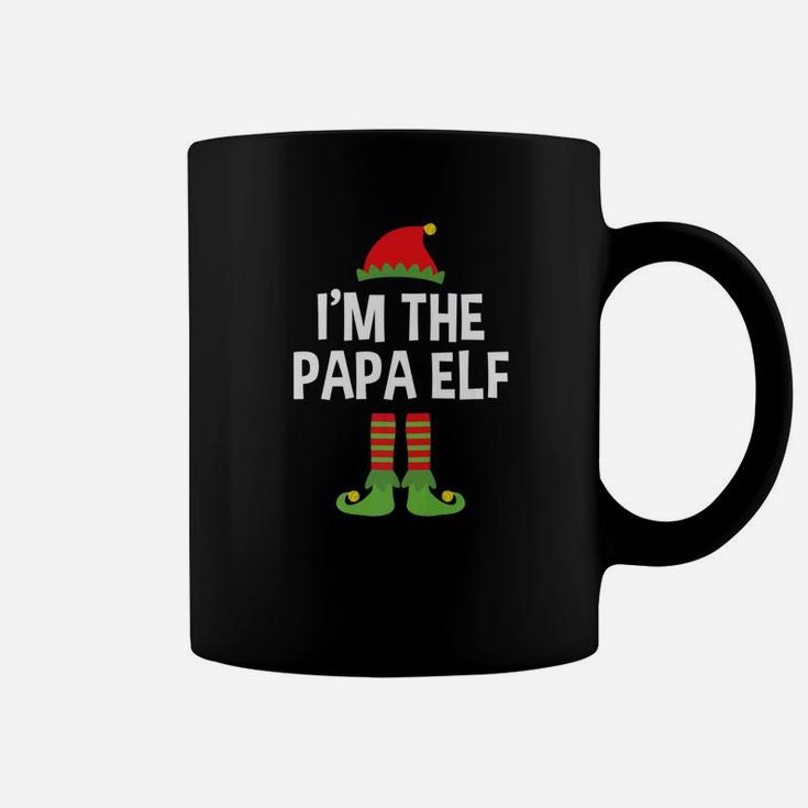 Mens Im The Papa Elf Funny Family Couples Christmas Coffee Mug