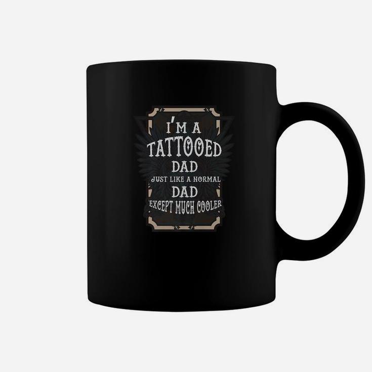 Mens Tattoo Dad Much Cooler Fathers Day Gif Premium Coffee Mug