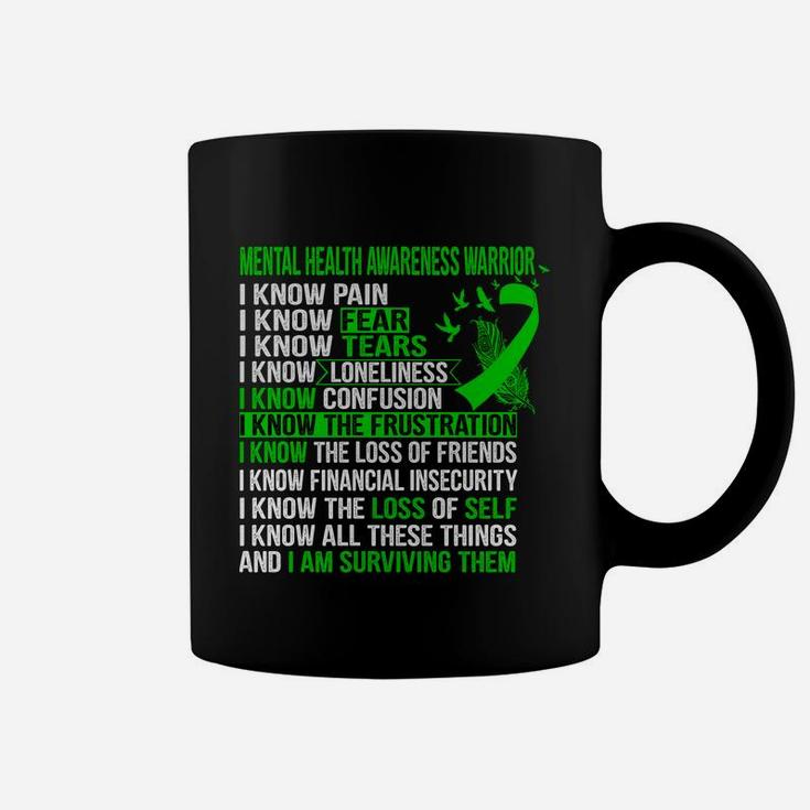 Mental Health Awareness Support Mental Health Awareness Warrior Coffee Mug