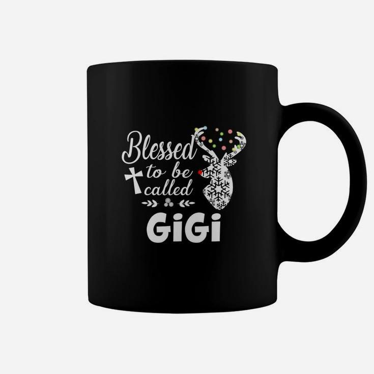 Merry Christmas Blessed To Be Called Gigi Coffee Mug