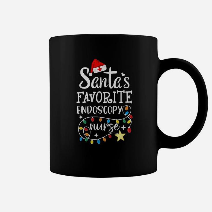 Merry Christmas Nurse Crew Santas Favorite Endoscopy Nurse Coffee Mug