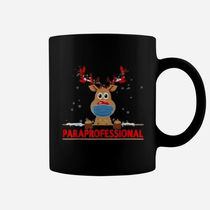 Merry Christmas Paraprofessional Reindeer Gift Coffee Mug