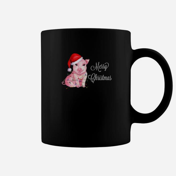 Merry Christmas Pig Lovers Farmer Funny Coffee Mug