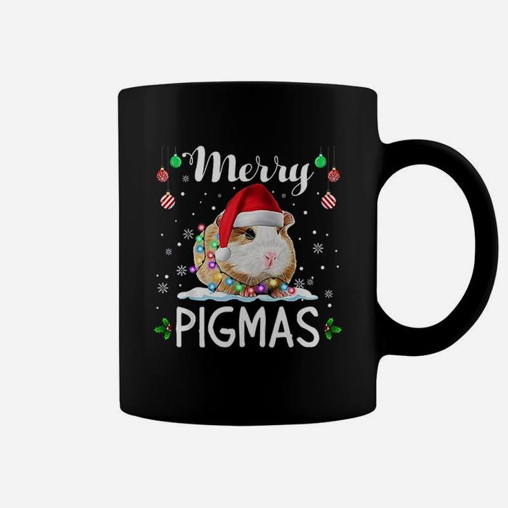 Merry Pigmas Funny Christmas Santa Guinea Pig Lover Coffee Mug