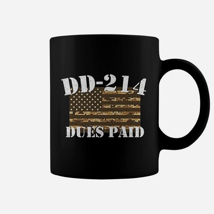 Military Dd214 Apparel Vintage Dd214 Dues Paid Coffee Mug