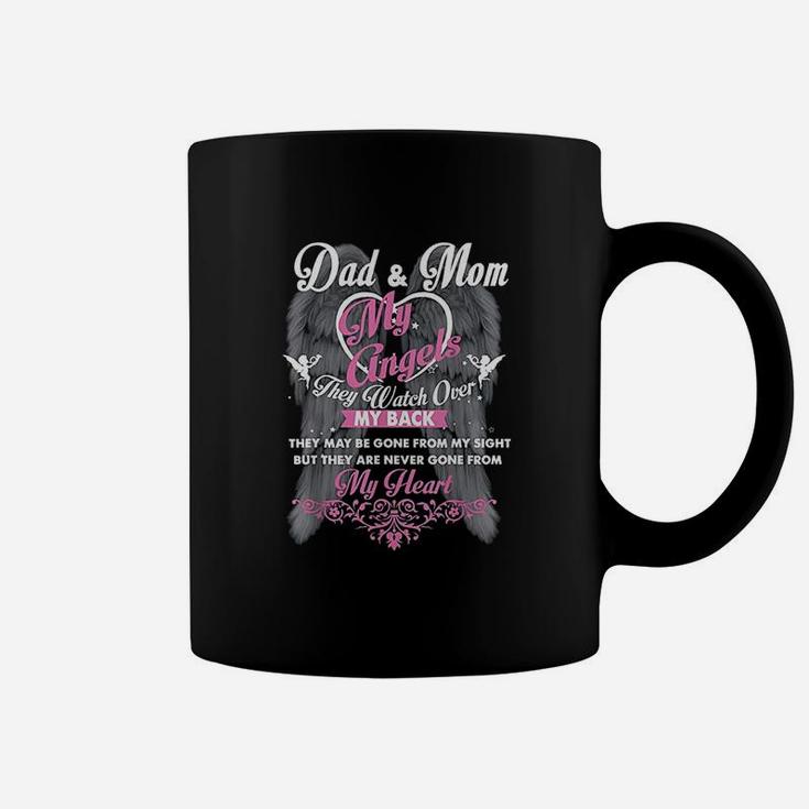 Mom And Dad In Heaven Forever My Memorial Of Parents Coffee Mug