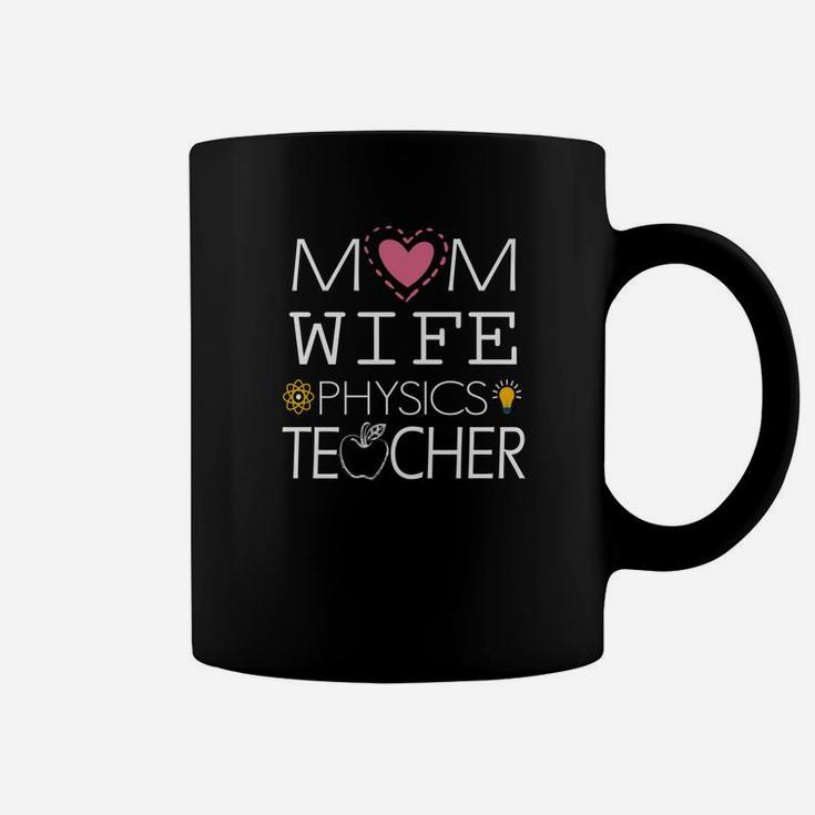 Mom Wife Physics Teacher Simple Art Coffee Mug