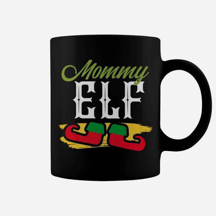 Mommy Elf Funny Elf Lover Christmas Gift Tee Coffee Mug