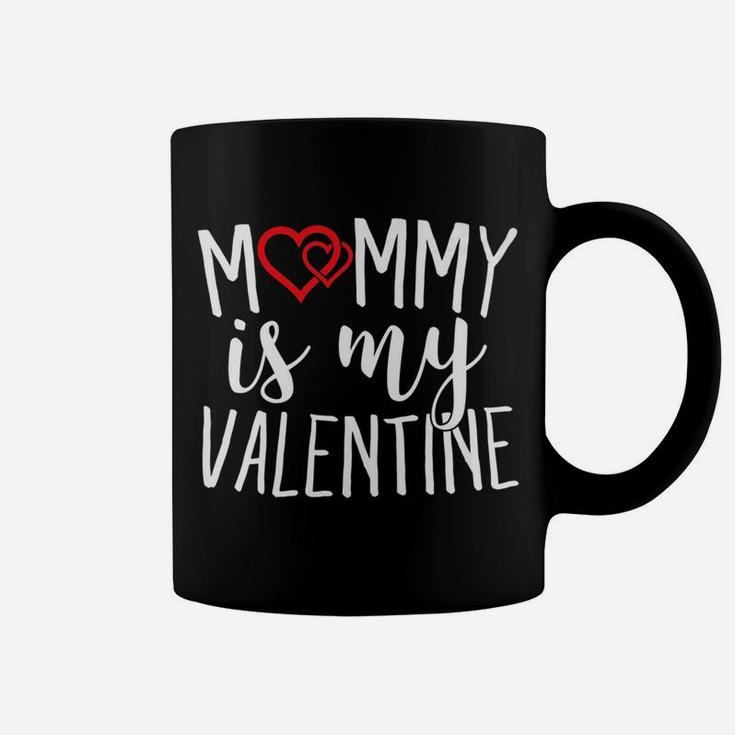 Mommy Is My Valentine Sweet Hearts Cupid Coffee Mug