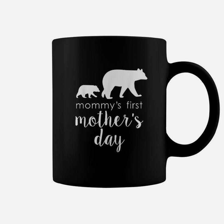 Mommys First Mothers Day Bear Mothers Gift Mama Coffee Mug