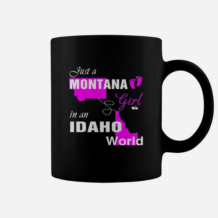 Montana Girl In Idaho Shirts,montana Girl Tshirt,idaho Girl T-shirt,idaho Girl Tshirt,montana Girl In Idaho Shirts,idaho Girl Hoodie Coffee Mug