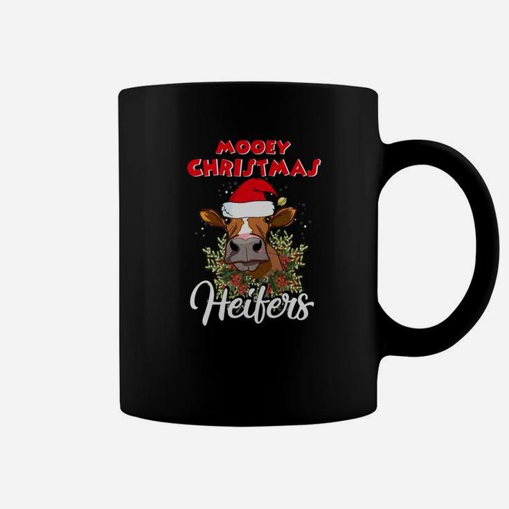 Mooey Christmas Heifers Cow Christmas 2018 Costume Coffee Mug