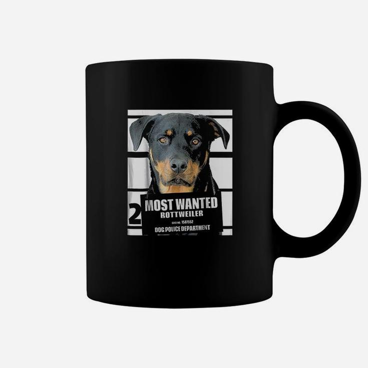 Most Wanted Rottweiler Cute Funny Dog Coffee Mug