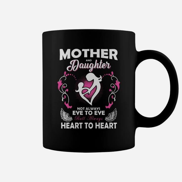Mother And Daughter Heart To Heart Coffee Mug