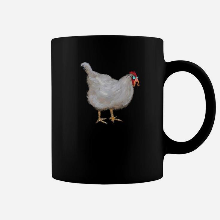 Mother Clucking Chicken In Disguise With Mustache Coffee Mug