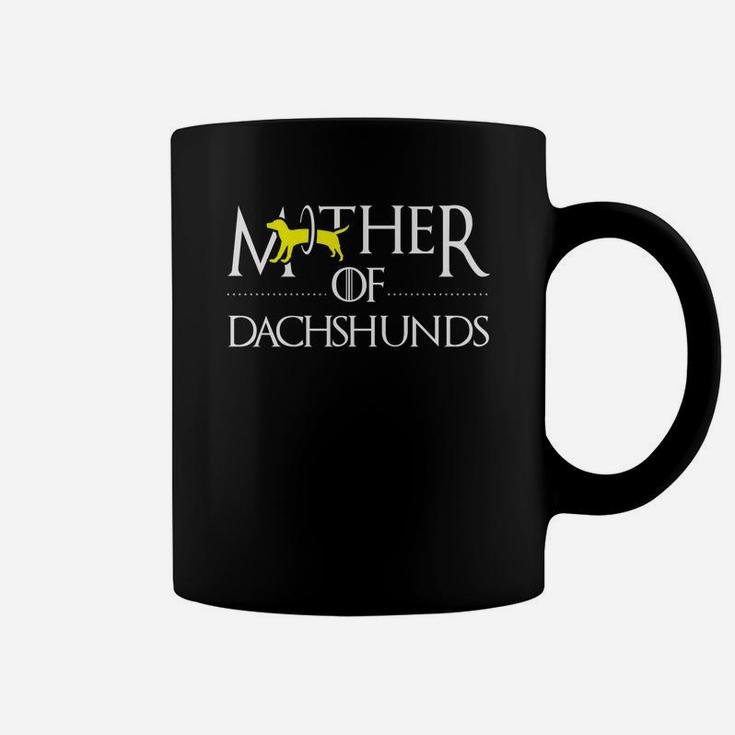 Mother Of Dachshunds Funny Dachshunds Coffee Mug