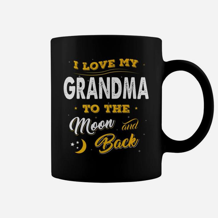 Mothers Day I Love My Grandma To The Moon And Back Coffee Mug