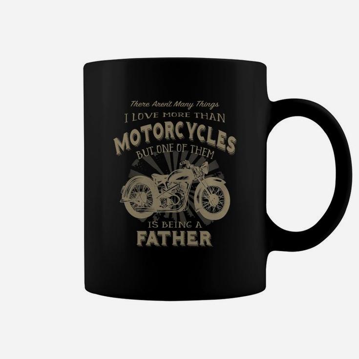 Motorcycle Father Shirt Funny Vintage Biker Dad T-shirt Coffee Mug