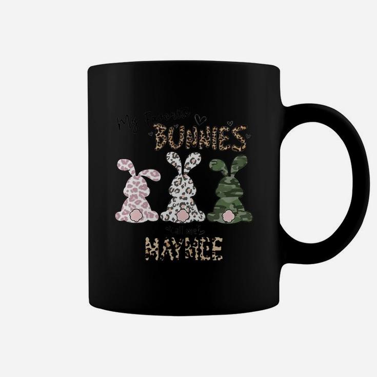 My Favorite Bunnies Call Me Maymee Lovely Family Gift For Women Coffee Mug