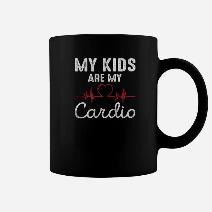 My Kids Are My Cardio Funny Mom Dad Coffee Mug