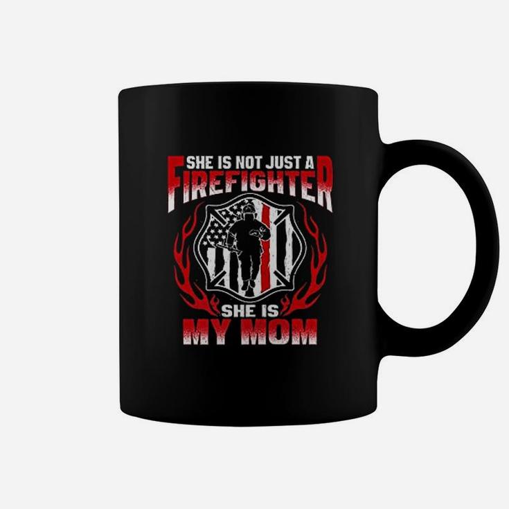 My Mom Is A Firefighter Hero Proud Fire Son Daughter Gifts Coffee Mug
